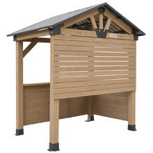 2.7m Igor Cedar Wood Gazebo Bar